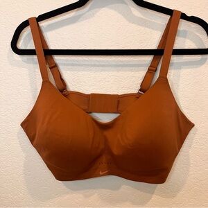 Nike sports bra Dri-Fit xl brown no wire
